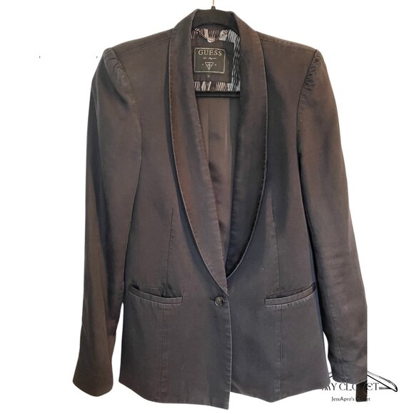 Guess Black Blazer Size 8 - Picture 1 of 4